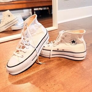 Platform converse, size 8
